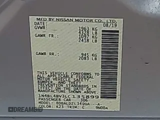 2020 Nissan Altima S with VIN 1N4BL4BV3LC135899, listed as a IAAI auction lot 41525809 with 107,246 mi miles and . Bid and sale history available at DreamBid. Image 9.