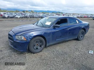 2013 Dodge Charger Police with VIN 2C3CDXAT4DH568020, listed as a IAAI auction lot 41985624 with 209,074 mi miles and . Bid and sale history available at DreamBid. Image 2.