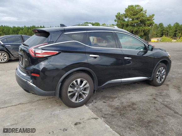 2017 Nissan Murano SL with VIN 5N1AZ2MG9HN104736, listed as a Copart auction lot 71114214 with 60,361 mi miles and Salvage Title. Bid and sale history available at carsss.com. Image 3.