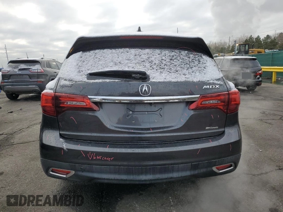 2014 Acura MDX with VIN 5FRYD4H22EB005373, listed as a Copart auction lot 51940055 with 147,019 mi miles and Salvage title. Bid and sale history available at DreamBid. Image 6.