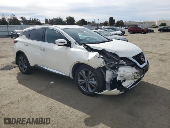 2023 Nissan Murano Platinum with VIN 5N1AZ2DS8PC101759, listed as a Copart auction lot 45998945 with 34,664 mi miles and Clean Title. Bid and sale history available at carsss.com. Image 4.