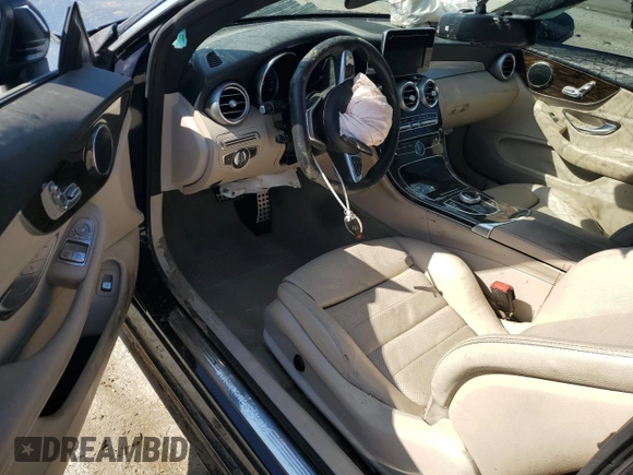 2018 Mercedes-Benz C 300 with VIN WDDWJ4JB0JF725438, listed as a Copart auction lot 53287065 with 83,059 mi miles and Clean Title. Bid and sale history available at carsss.com. Image 8.