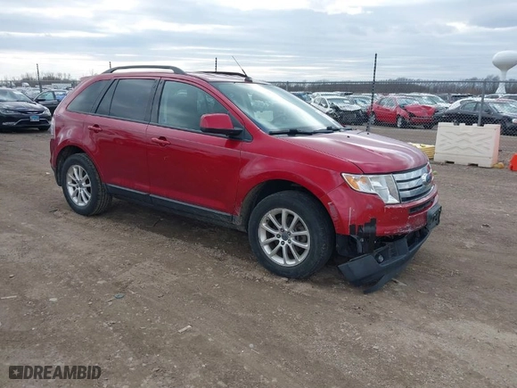 2009 Ford Edge SEL with VIN 2FMDK38C49BA81880, listed as a IAAI auction lot 41627083 with 187,777 mi miles. Bid and sale history available at carsss.com. Image 1.