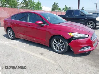 2017 Ford Fusion SE z VIN 3FA6P0H7XHR416565, wystawiony jako IAAI lot #42454420 z przebiegiem 128 919 mil mil oraz . Historia ofert i sprzedaży dostępna na DreamBid. Obrazek 1.