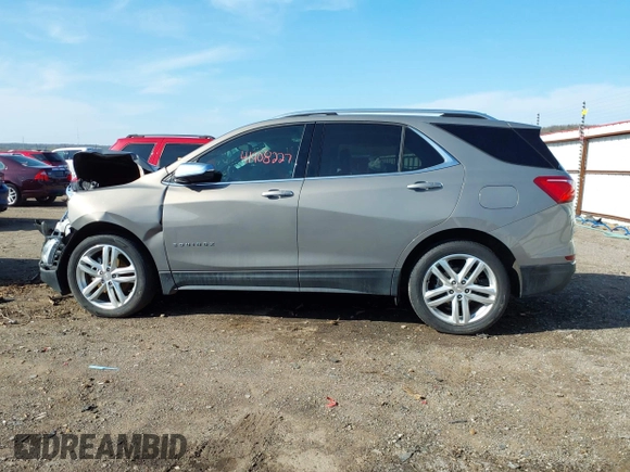 2019 Chevrolet Equinox Premier with VIN 3GNAXPEX0KS551658, listed as a IAAI auction lot 41908227 with 49,535 mi miles and . Bid and sale history available at DreamBid. Image 15.