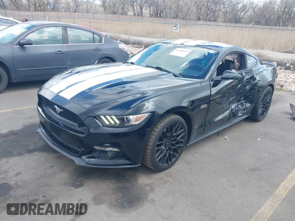 2016 Ford Mustang GT with VIN 1FA6P8CF8G5318052, listed as a IAAI auction lot 41946337 with 126,611 mi miles. Bid and sale history available at carsss.com. Image 18.