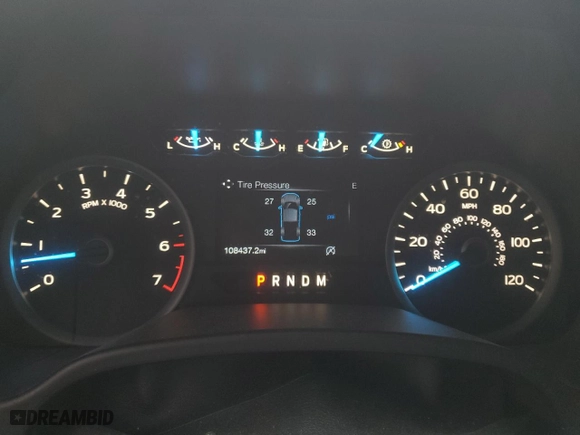 2017 Ford F-150 XL with VIN 1FTEW1EG6HFB50929, listed as a Copart auction lot 49357775 with 108,437 mi miles and Salvage Title. Bid and sale history available at carsss.com. Image 9.