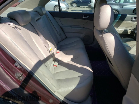 2006 Hyundai Sonata GLS with VIN 5NPEU46F06H057128, listed as a Copart auction lot 47275095 with 222,769 mi miles and Salvage Title. Bid and sale history available at DreamBid. Image 10.