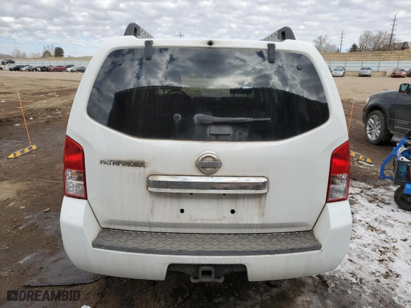 2008 Nissan Pathfinder SE with VIN 5N1AR18B78C614149, listed as a Copart auction lot 43374705 with NaN miles and Clean Title. Bid and sale history available at carsss.com. Image 6.