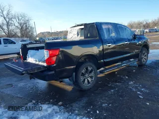 2017 Nissan Titan SV with VIN 1N6AA1E50HN505382, listed as a IAAI auction lot 41414112 with 89,536 mi miles and . Bid and sale history available at DreamBid. Image 4.