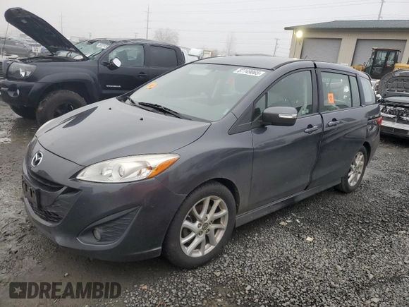 2015 Mazda 5 Touring with VIN JM1CW2CL8F0189082, listed as a Copart auction lot 87749065 with Not Provided miles and Salvage Title. Bid and sale history available at carsss.com. Image 1.
