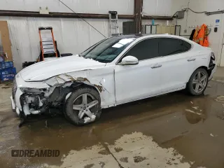 2019 Genesis G70 Advanced z VIN KMTG64LA3KU016117, wystawiony jako Copart lot #50906145 z przebiegiem 66 581 mil mil oraz Szkoda całkowita • Salvage title. Historia ofert i sprzedaży dostępna na DreamBid. Obrazek 1.
