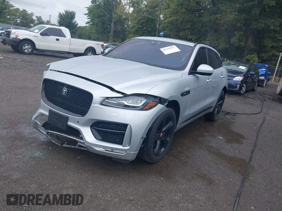 2017 Jaguar F-Pace 35t R-Sport with VIN SADCL2BV3HA893851, listed as a IAAI auction lot 40369832 with 67,313 mi miles and . Bid and sale history available at DreamBid. Image 18.