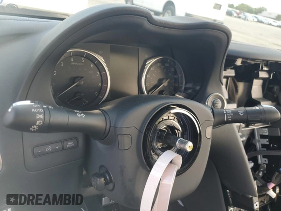2024 Infiniti Q50 Red Sport 400 with VIN JN1FV7DP5RM660054, listed as a Copart auction lot 80752794 with Not Provided miles and Non Repairable. Bid and sale history available at DreamBid. Image 9.