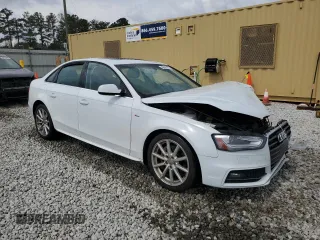 2014 Audi A4 2.0T Premium Plus with VIN WAUHFAFL3EA143726, listed as a Copart auction lot 48666155 with 107,300 mi miles and Salvage Title. Bid and sale history available at carsss.com. Image 4.