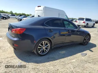 2008 Lexus IS 250 with VIN JTHBK262985068799, listed as a Copart auction lot 54976905 with 296,653 mi miles and Salvage Title. Bid and sale history available at DreamBid. Image 3.