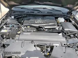 2022 Infiniti QX80 Premium Select z VIN JN8AZ2AF0N9744083, wystawiony jako Copart lot #58592195 z przebiegiem 4004 mil mil oraz Szkoda całkowita • Salvage title. Historia ofert i sprzedaży dostępna na DreamBid. Obrazek 12.