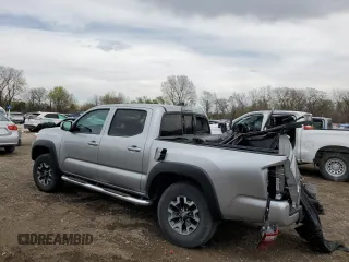 2022 Toyota Tacoma SR with VIN 3TMCZ5AN0NM533089, listed as a Copart auction lot 53757995 with 27,298 mi miles and Salvage title. Bid and sale history available at DreamBid. Image 2.