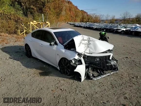 2024 Lexus IS 350 F Sport with VIN JTHGZ1E2XR5033090, listed as a Copart auction lot 76542374 with 10,282 mi miles and Non repairable. Bid and sale history available at DreamBid. Image 14.