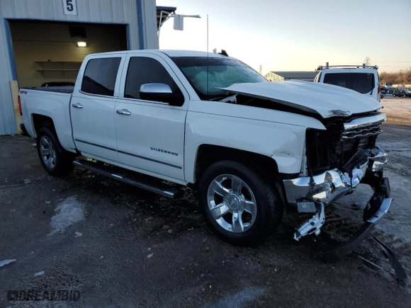 2017 Chevrolet Silverado 1500 LTZ with VIN 3GCUKSEC5HG101889, listed as a Copart auction lot 46186245 with 96,419 mi miles and Salvage Title. Bid and sale history available at carsss.com. Image 4.