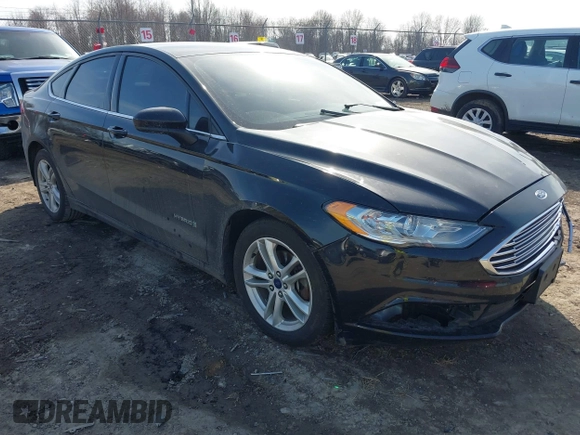 2018 Ford Fusion Hybrid S with VIN 3FA6P0UU4JR101262, listed as a IAAI auction lot 41808442 with 67,537 mi miles. Bid and sale history available at carsss.com. Image 1.