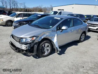 2013 Honda Civic Sdn LX with VIN 2HGFB2F56DH601502, listed as a Copart auction lot 45399845 with 31,092 mi miles and Salvage Title. Bid and sale history available at carsss.com. Image 1.