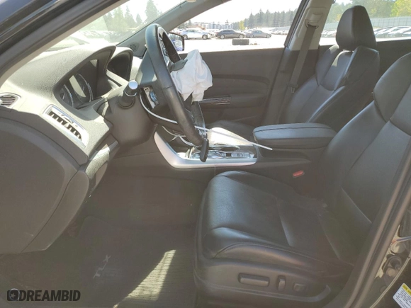 2016 Acura TLX V6 Tech with VIN 19UUB2F57GA004076, listed as a Copart auction lot 53543055 with 35,328 mi miles and Salvage Title. Bid and sale history available at carsss.com. Image 7.