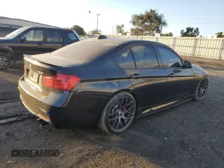 2014 BMW 3 Series 335i with VIN WBA3A9C55EF477935, listed as a Copart auction lot 41755545 with 122,830 mi miles and Non Repairable. Bid and sale history available at carsss.com. Image 3.