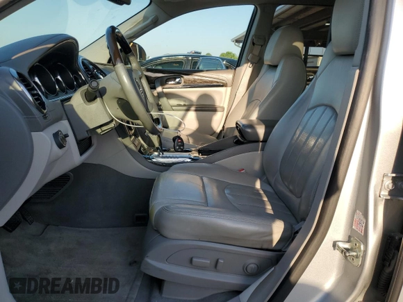 2014 Buick Enclave Leather with VIN 5GAKVBKD3EJ275676, listed as a Copart auction lot 52356235 with 163,402 mi miles and Salvage Title. Bid and sale history available at DreamBid. Image 7.