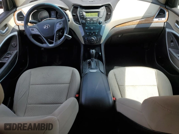 2014 Hyundai Santa Fe with VIN 5XYZT3LB9EG146198, listed as a Copart auction lot 61408505 with 92,499 mi miles and Salvage title. Bid and sale history available at DreamBid. Image 8.