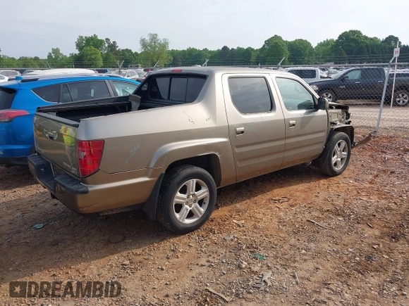 2010 Honda Ridgeline RTL with VIN 5FPYK1F50AB003576, listed as a IAAI auction lot 42050763 with 183,197 mi miles. Bid and sale history available at carsss.com. Image 4.