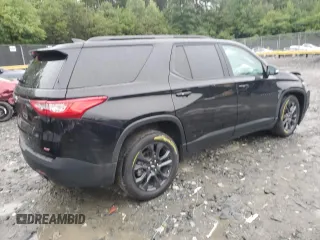 2021 Chevrolet Traverse RS with VIN 1GNEVJKW9MJ120773, listed as a Copart auction lot 64300084 with 82,397 mi miles and Salvage Title. Bid and sale history available at carsss.com. Image 3.