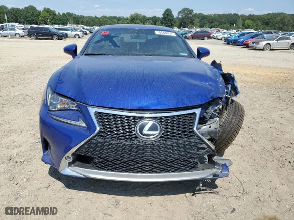 2015 Lexus RC 350 with VIN JTHHE5BC7F5006056, listed as a Copart auction lot 70488054 with 110,687 mi miles and Salvage Title. Bid and sale history available at carsss.com. Image 5.