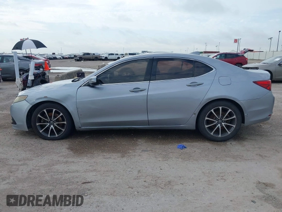 2015 Acura TLX V6 with VIN 19UUB2F32FA021137, listed as a IAAI auction lot 42733315 with 113,486 mi miles and . Bid and sale history available at DreamBid. Image 14.
