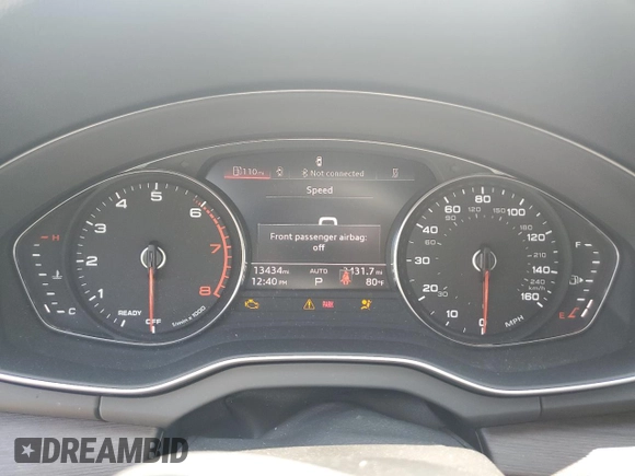 2024 Audi Q5 S line Premium with VIN WA1GAAFY3R2041684, listed as a Copart auction lot 58848705 with 13,434 mi miles and Salvage title. Bid and sale history available at DreamBid. Image 9.
