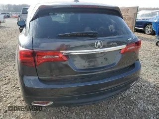 2016 Acura MDX with VIN 5FRYD3H24GB008286, listed as a Copart auction lot 49117595 with 97,415 mi miles and Salvage Title. Bid and sale history available at carsss.com. Image 6.