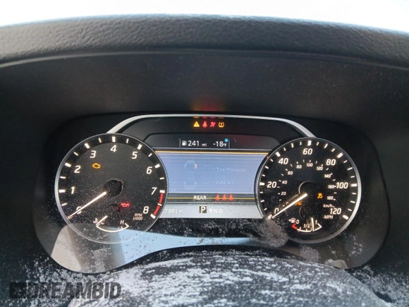 2024 Nissan Frontier SV with VIN 1N6ED1FKXRN650413, listed as a Copart auction lot 43301515 with 7,991 mi miles and Salvage title. Bid and sale history available at DreamBid. Image 9.