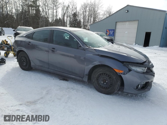 2020 Honda Civic Sedan Touring with VIN 2HGFC1F95LH103106, listed as a Copart auction lot 42615215 with 111,812 mi miles and Salvage Title. Bid and sale history available at carsss.com. Image 4.