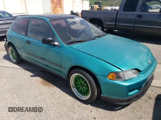 1993 Honda Civic z VIN 2HGEH2467PH523418, wystawiony jako Copart lot #51348645 z przebiegiem 269 848 mil mil oraz Szkoda całkowita • Salvage title. Historia ofert i sprzedaży dostępna na DreamBid. Obrazek 4.
