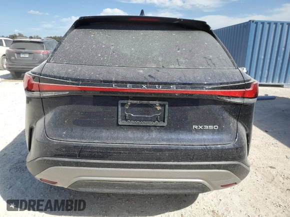 2024 Lexus RX with VIN 2T2BAMBA4RC027400, listed as a Copart auction lot 76495494 with Not Provided miles and Non Repairable. Bid and sale history available at carsss.com. Image 6.