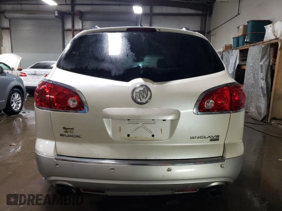 2011 Buick Enclave CXL-1 with VIN 5GAKRBED5BJ216723, listed as a Copart auction lot 45718275 with 185,701 mi miles and Salvage Title. Bid and sale history available at carsss.com. Image 6.