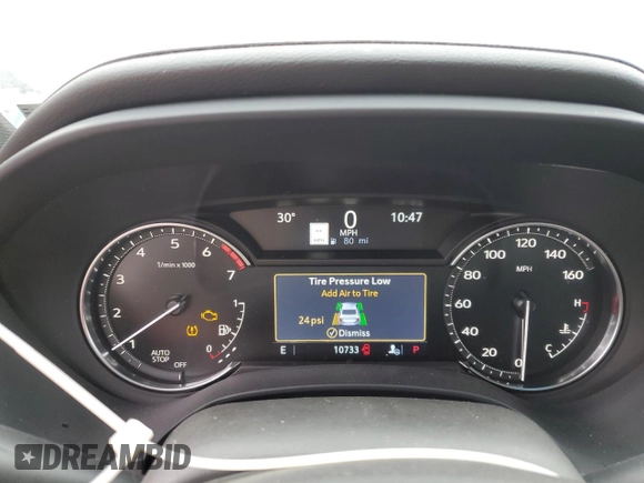 2024 Cadillac CT4 Sport z VIN 1G6DG5RK1R0111610, wystawiony jako Copart lot #44950015 z przebiegiem 10 733 mil mil oraz Czysty tytuł • Clean title. Historia ofert i sprzedaży dostępna na DreamBid. Obrazek 9.
