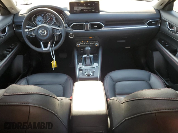 2024 Mazda CX-5 2.5 S Carbon Edition with VIN JM3KFBCL7R0409464, listed as a Copart auction lot 47700965 with 7,844 mi miles and Salvage Title. Bid and sale history available at carsss.com. Image 8.