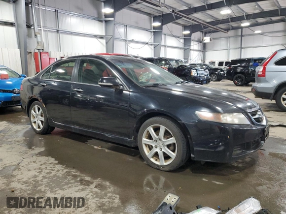 2005 Acura TSX with VIN JH4CL968X5C008665, listed as a Copart auction lot 58088355 with 202,299 mi miles and Salvage title. Bid and sale history available at DreamBid. Image 4.