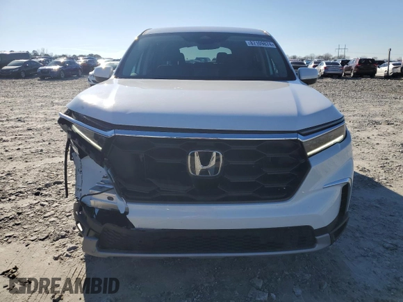 2023 Honda Pilot EX-L 8 Passenger with VIN 5FNYG2H49PB011916, listed as a Copart auction lot 87109874 with 12,461 mi miles and Salvage Title. Bid and sale history available at carsss.com. Image 5.