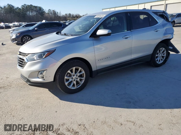 2018 Chevrolet Equinox LT with VIN 2GNAXSEV3J6141466, listed as a Copart auction lot 46596005 with 121,609 mi miles and Salvage Title. Bid and sale history available at carsss.com. Image 1.