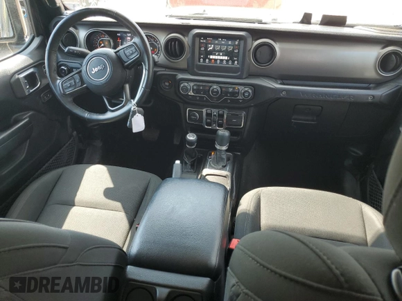 2020 Jeep Wrangler Unlimited Sport Altitude with VIN 1C4HJXDG2LW323502, listed as a Copart auction lot 59716595 with 47,296 mi miles and Salvage title. Bid and sale history available at DreamBid. Image 8.