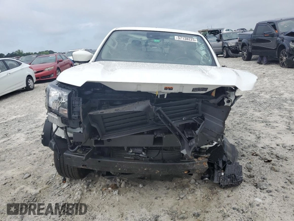2024 Nissan Frontier SV with VIN 1N6ED1FJ1RN659511, listed as a Copart auction lot 57138225 with 21,933 mi miles and Salvage title. Bid and sale history available at DreamBid. Image 5.