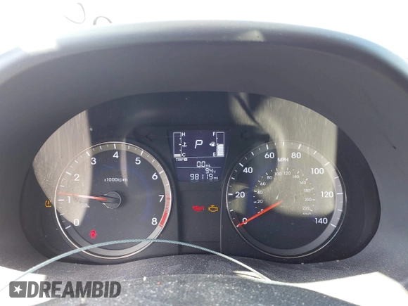 2015 Hyundai Accent GLS with VIN KMHCT4AE9FU882787, listed as a IAAI auction lot 42111570 with 98,119 mi miles. Bid and sale history available at carsss.com. Image 7.