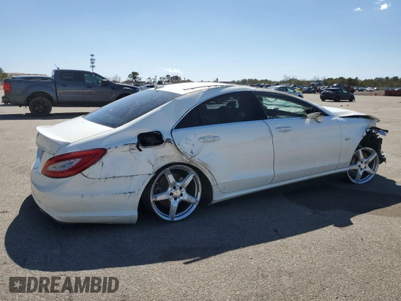 2012 Mercedes-Benz CLS 550 with VIN WDDLJ7DB0CA051341, listed as a Copart auction lot 50419345 with 202,096 mi miles and Non repairable. Bid and sale history available at DreamBid. Image 3.